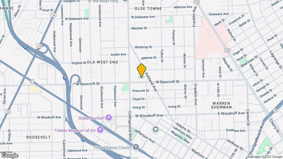 418 W Bancroft St Map and Location Details