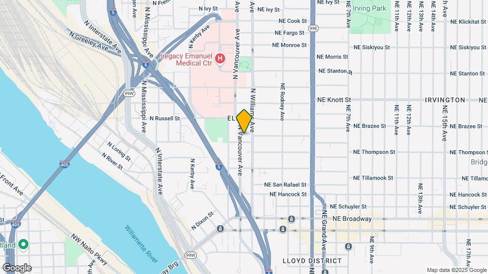 2320 N Vancouver Ave Mapa y Detalles de la Ubicación