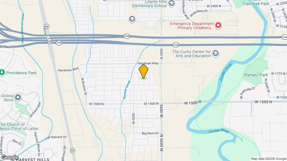 1731 N 3780 W Map and Location Details