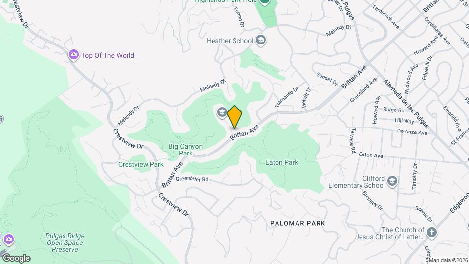 3032 Brittan Ave Map and Location Details