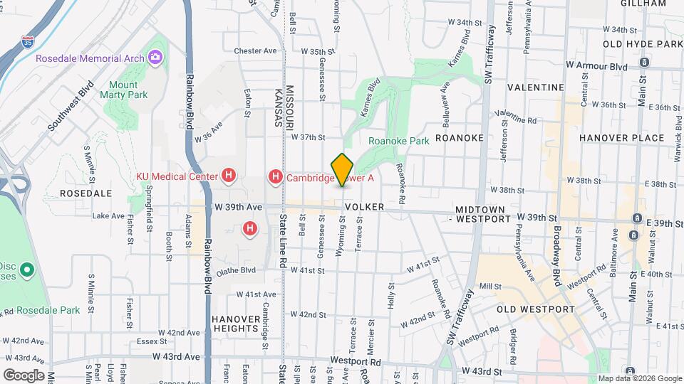 3810 Wyoming St Mapa y Detalles de la Ubicación