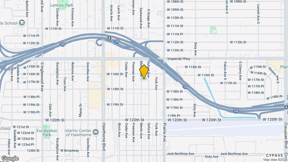 11640 Menlo Ave Map and Location Details