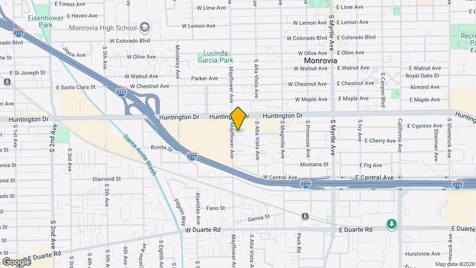 1202 Mayflower Ave Map and Location Details