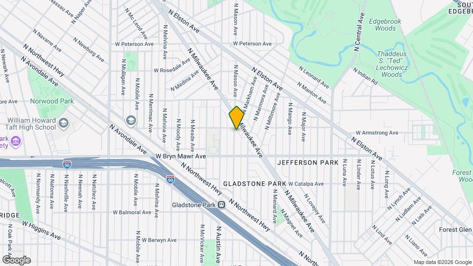 5649 N Mason Ave Map and Location Details