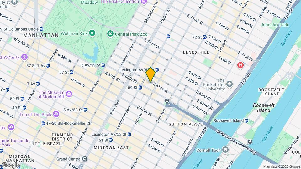 162 E 61st St Map and Location Details