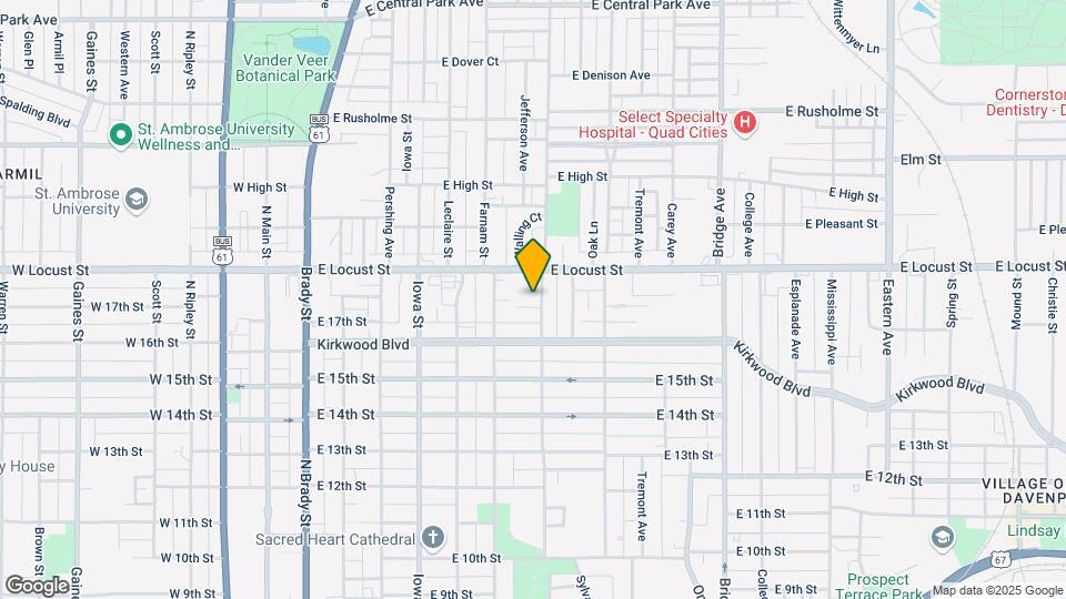 1806 Grand Ave Map and Location Details