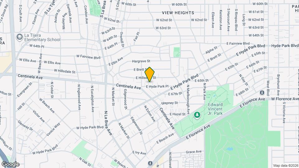 525 E Hyde Park Blvd, Unit A Mapa y Detalles de la Ubicación