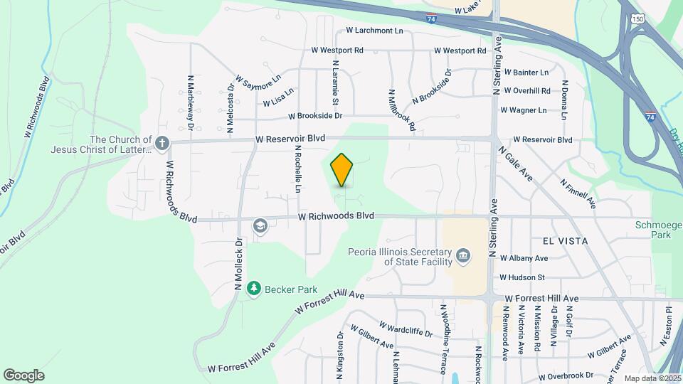 3503 N Kingston Dr Map and Location Details