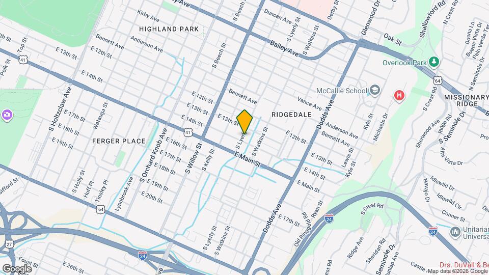 1308 S Lyerly St Map and Location Details