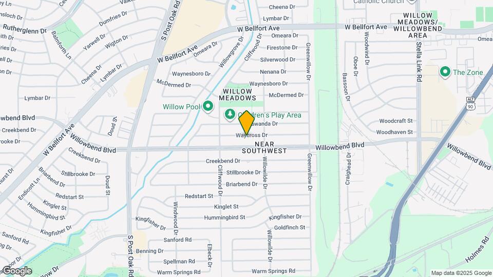 4525 Waycross Dr Map and Location Details