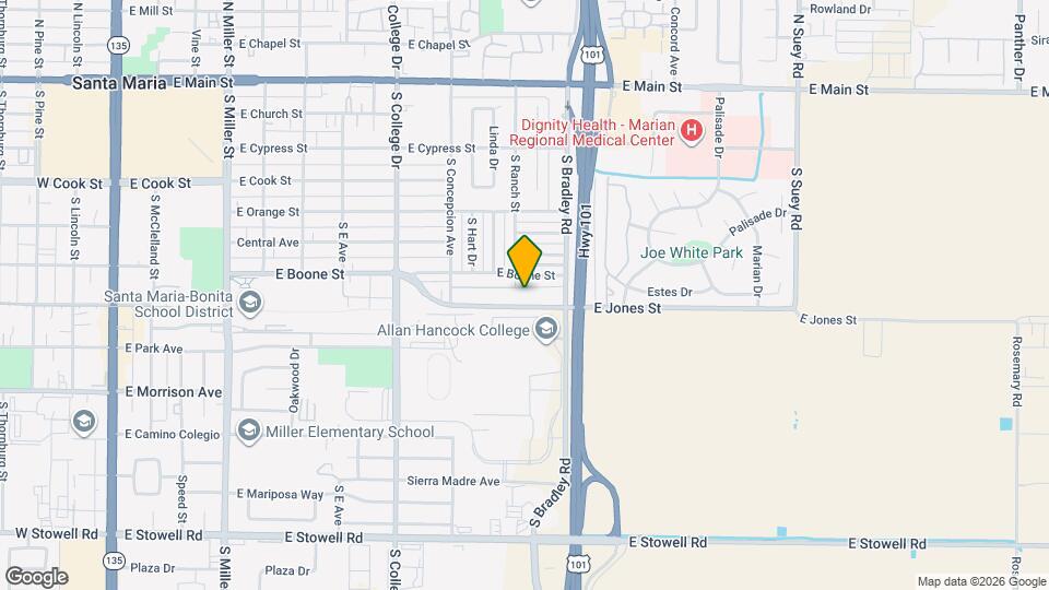 1009 E Jones St, Unit Bella Villa Apartments Map and Location Details