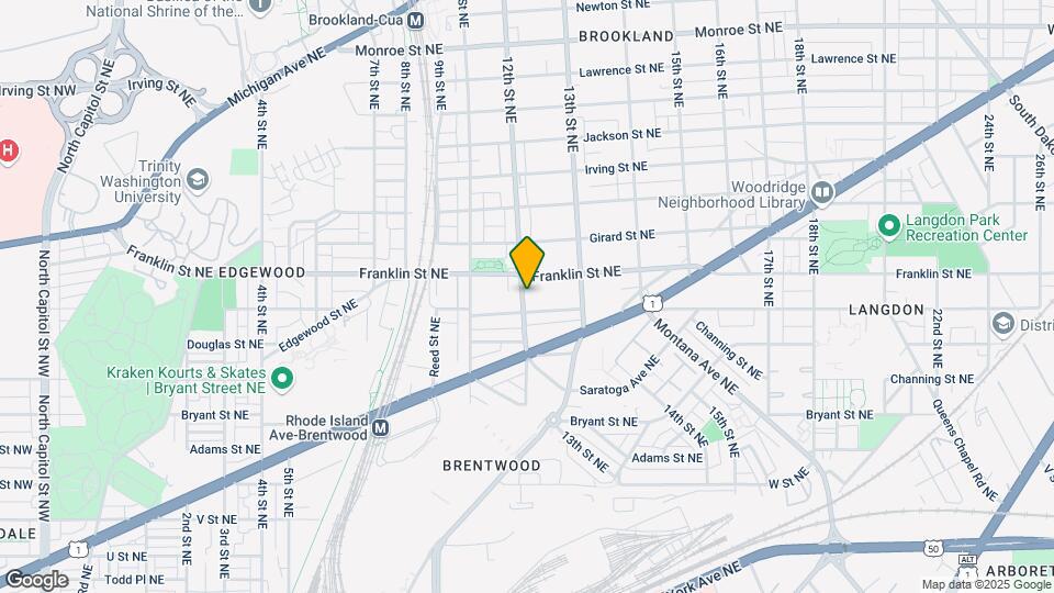 2713 12th St NE Map and Location Details