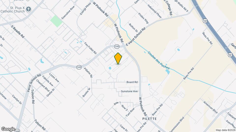 406 Highland Oaks Ln Map and Location Details