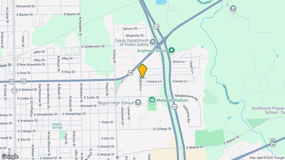 1302 Canary Ln Map and Location Details