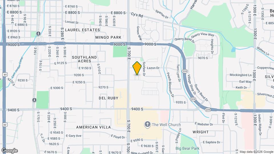 9203 S Holiday Bowl Ct, Unit 9203 Map and Location Details