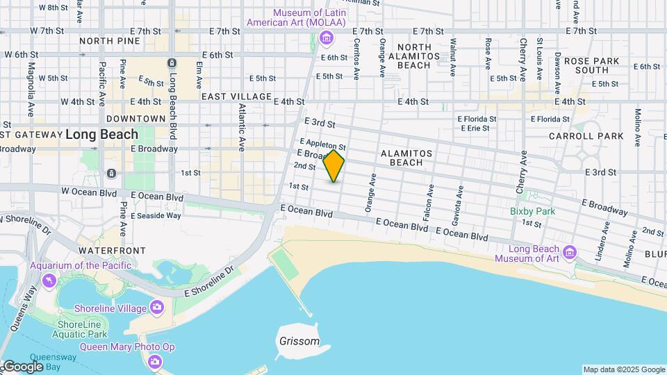 1059 E 1st St Mapa y Detalles de la Ubicación