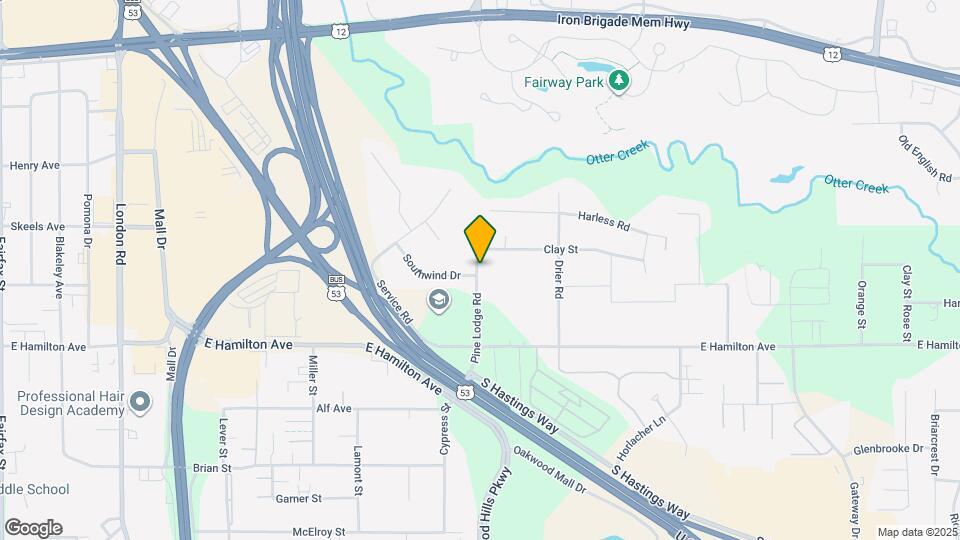 3017 Pine Lodge Rd Map and Location Details