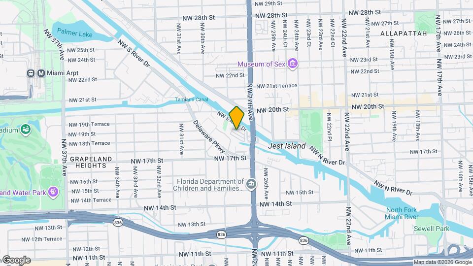 2750 NW S River Dr Map and Location Details