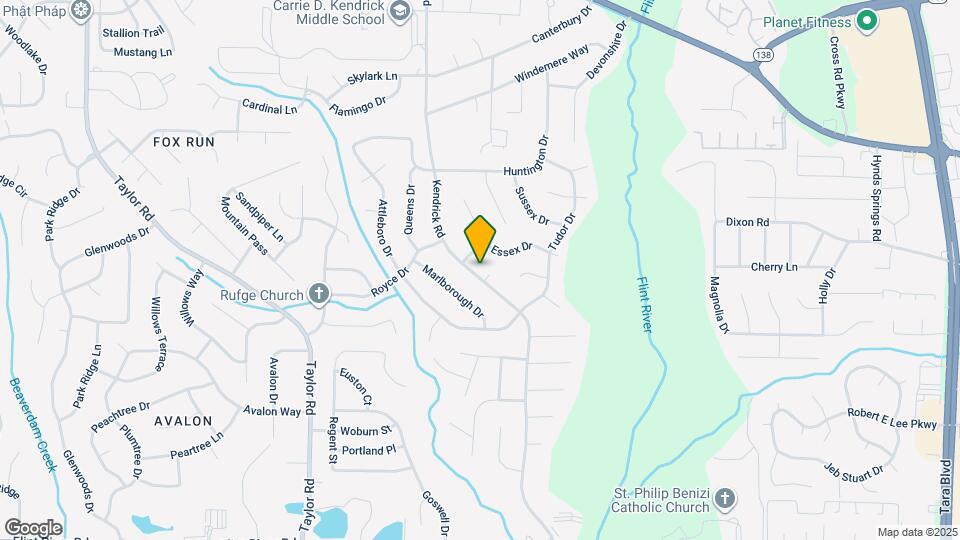 8298 Kendrick Rd Map and Location Details