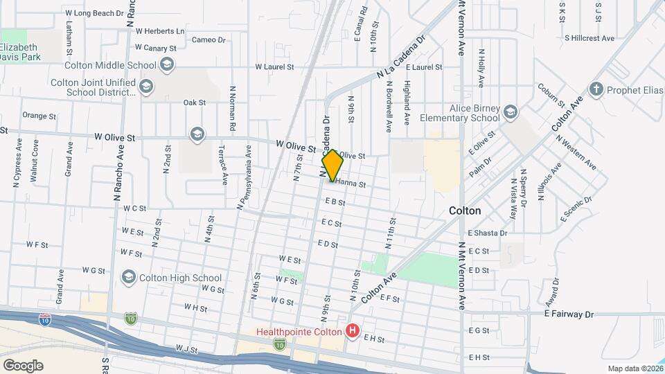 142 E Hanna St, Unit Apt 4 Map and Location Details