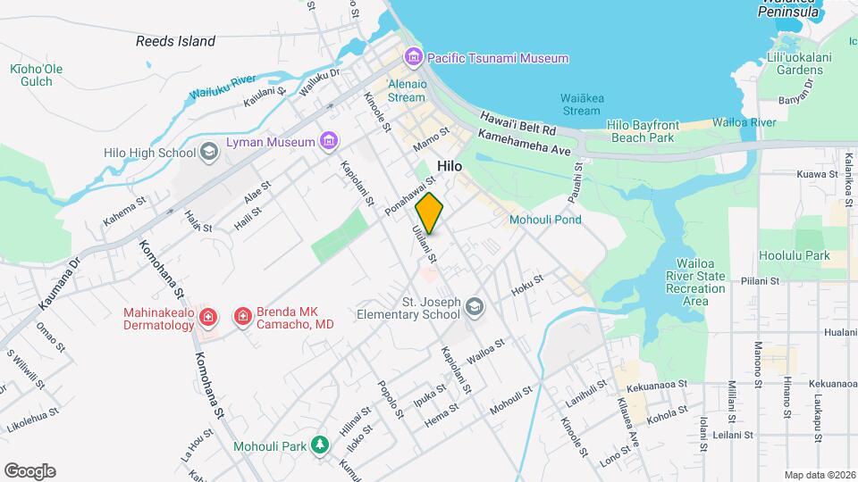 189 Kukuau St Mapa y Detalles de la Ubicación