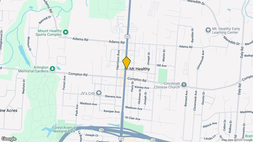 7620 Hamilton Ave Map and Location Details