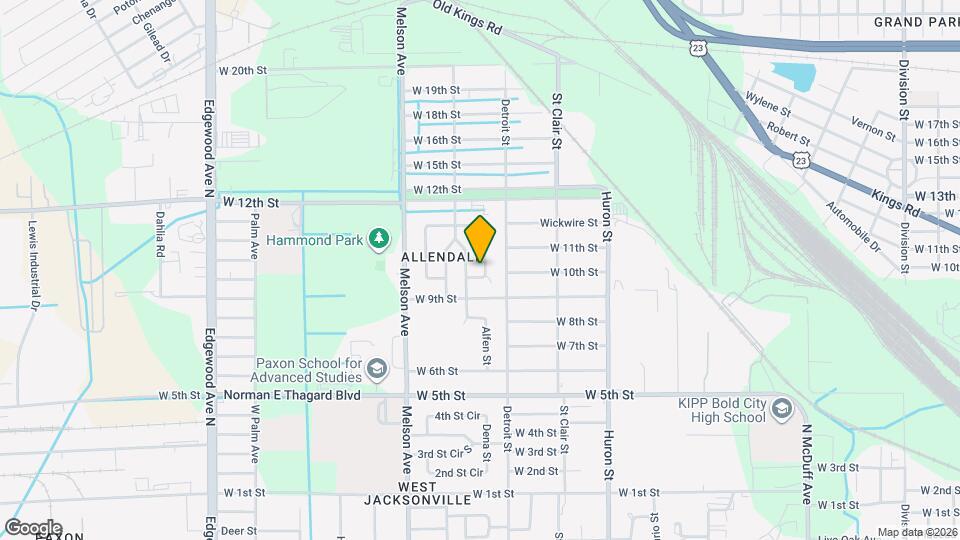 1946 Allandale Cir E Map and Location Details