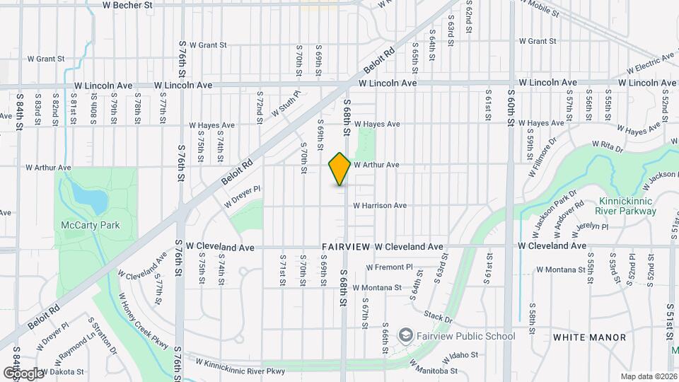 2551 S 68th St Map and Location Details