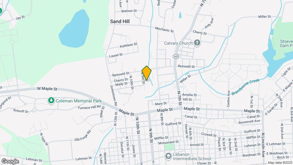 950 N 9th St Mapa y Detalles de la Ubicación