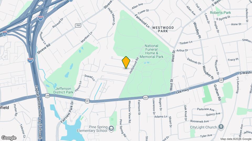 2754 Hollywood Rd Map and Location Details