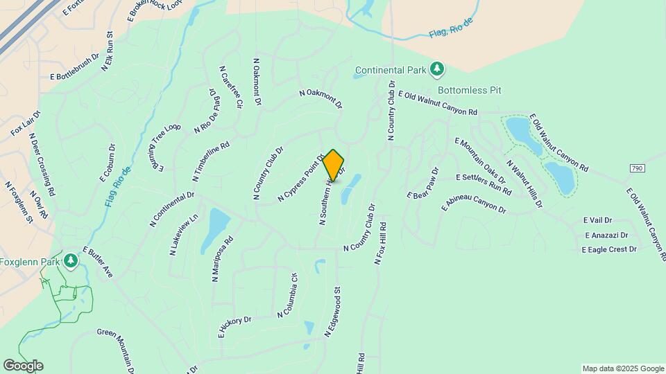 2280 N Southern Hills Dr Map and Location Details
