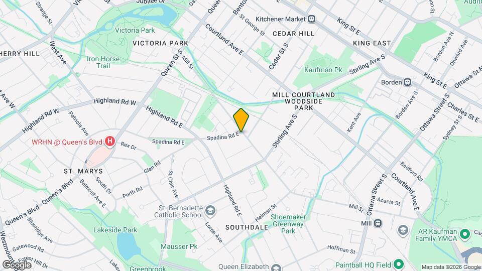 323 Spadina Rd E Map and Location Details