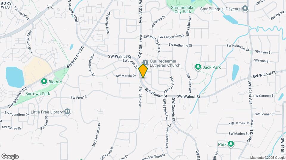 12521 SW 134th Ave Map and Location Details