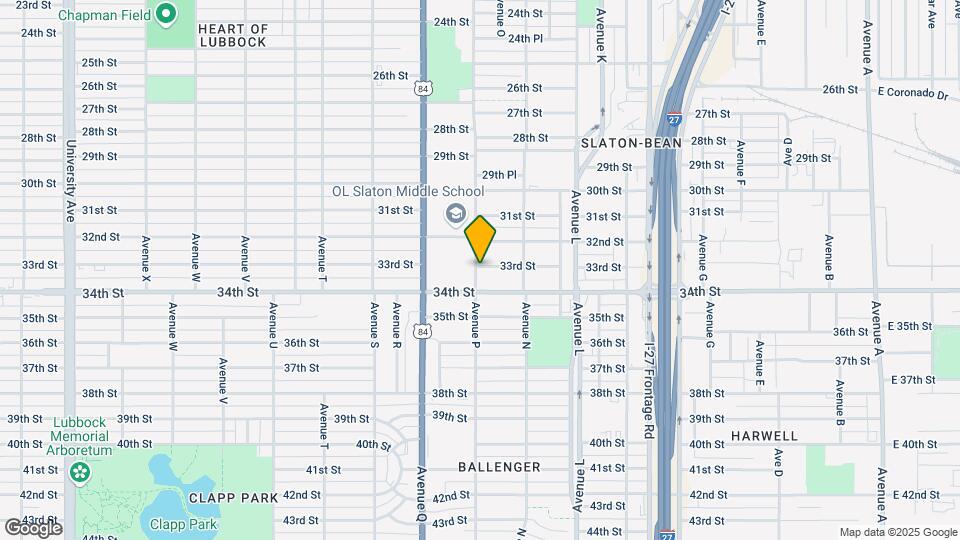 1521 33rd St Map and Location Details