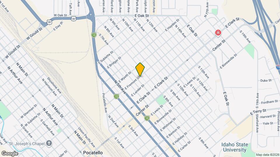 354 N 7th Ave Map and Location Details