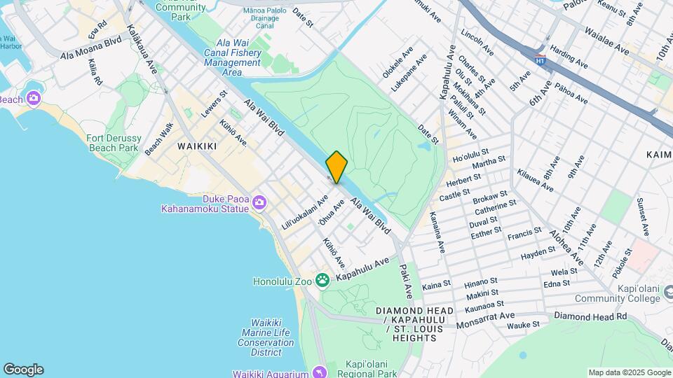 Ala Wai Vista Map and Location Details
