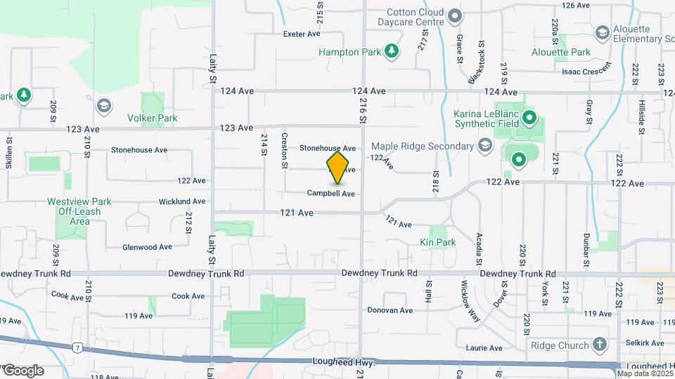 21545 Campbell Av Map and Location Details