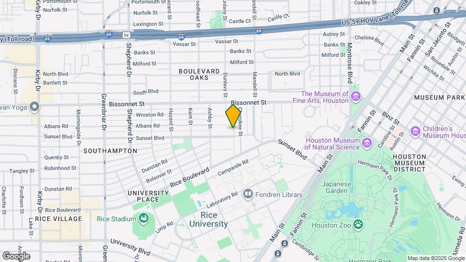 1700 Sunset Blvd Map and Location Details