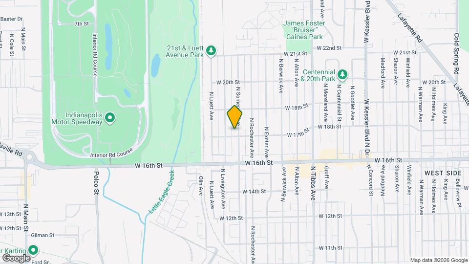 1706 N Somerset Ave Map and Location Details