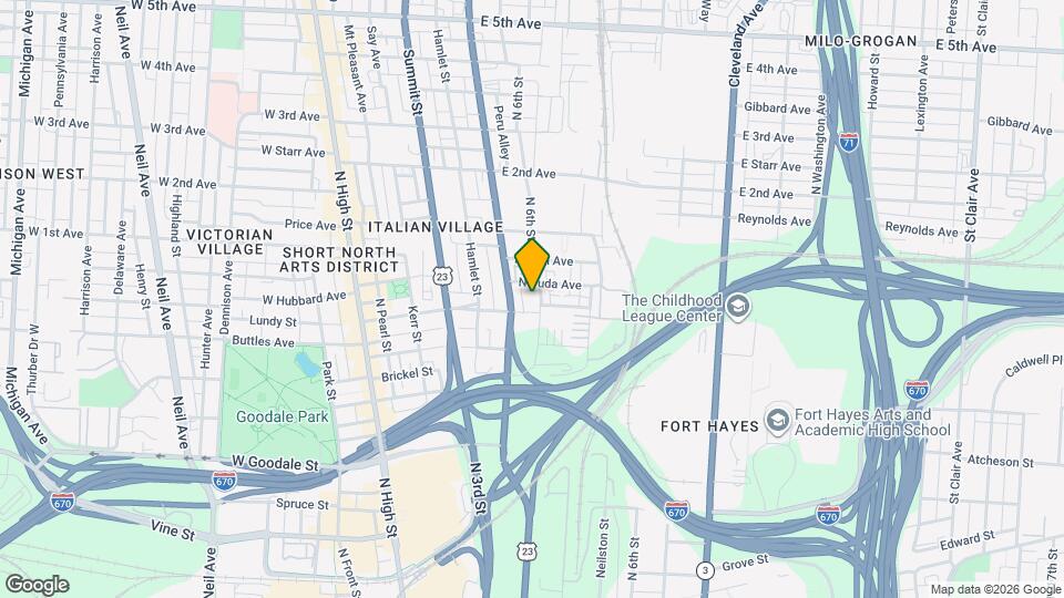 751 N 6th St Mapa y Detalles de la Ubicación