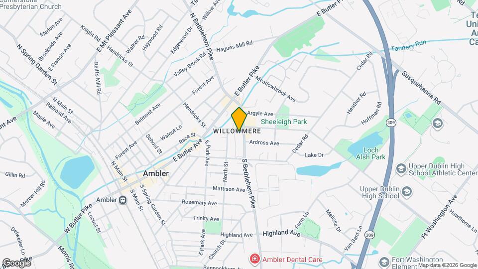 60 S Bethlehem Pike Map and Location Details