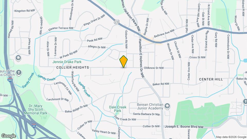 2708 Oldknow Dr NW Map and Location Details