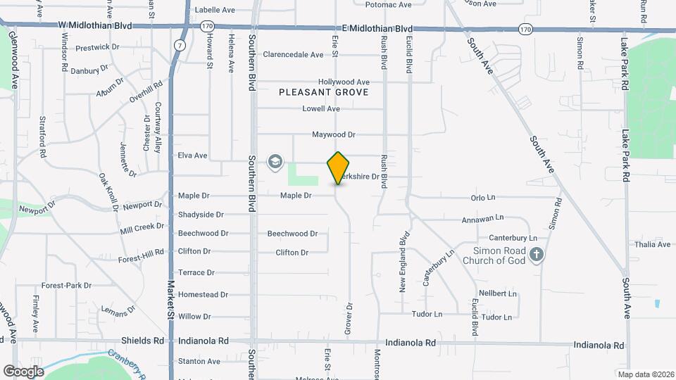 4521 Grover Dr, Unit Unit 4 Map and Location Details