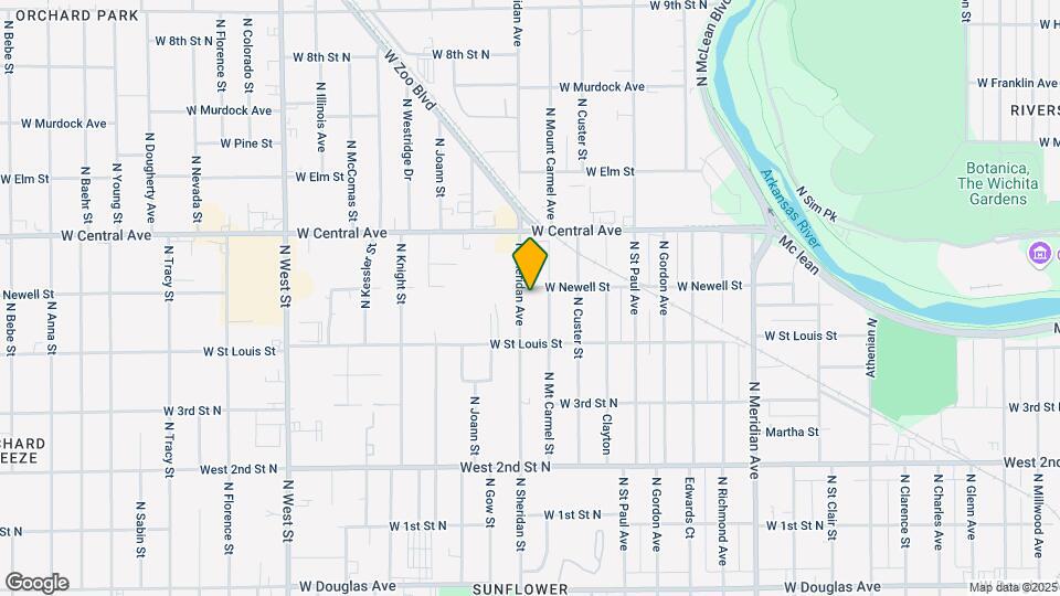 550 N Sheridan St Map and Location Details
