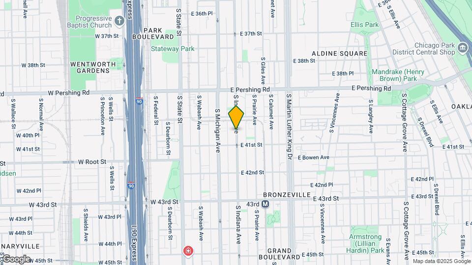 4050 S Indiana Ave Mapa y Detalles de la Ubicación