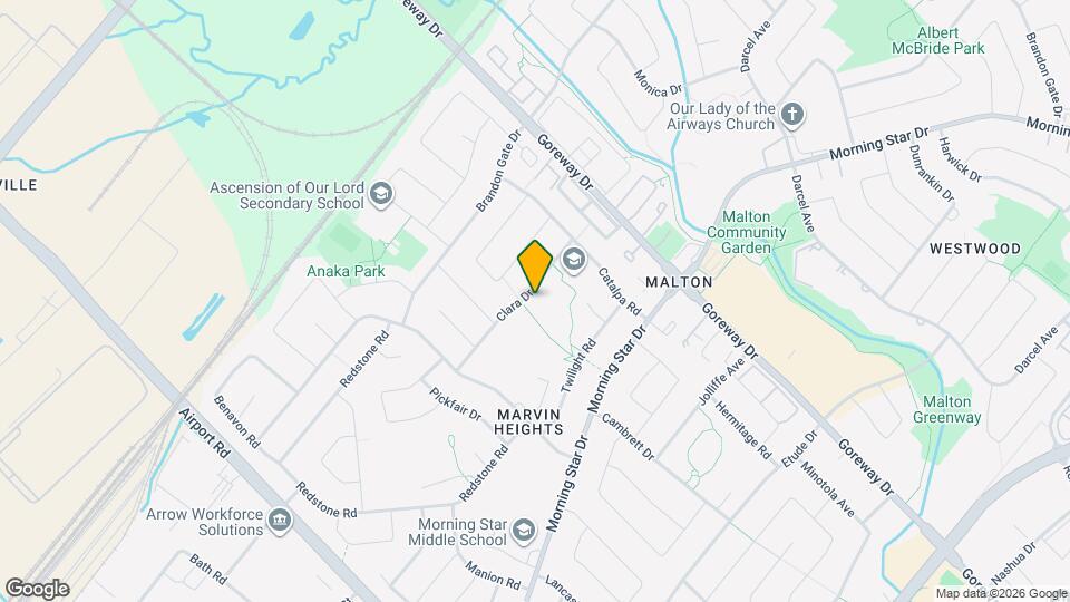 3424 Clara Dr Map and Location Details