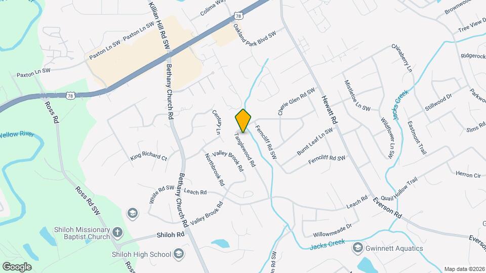 4006 Tanglewood Rd Mapa y Detalles de la Ubicación