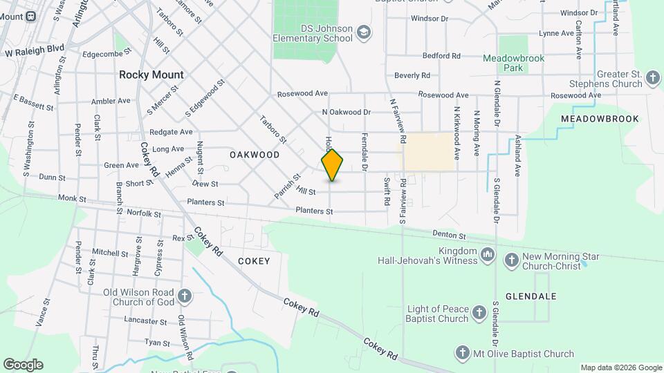 1300 Hill St Map and Location Details