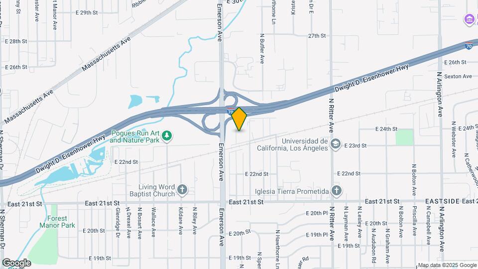 2323 N Leland Ave Map and Location Details