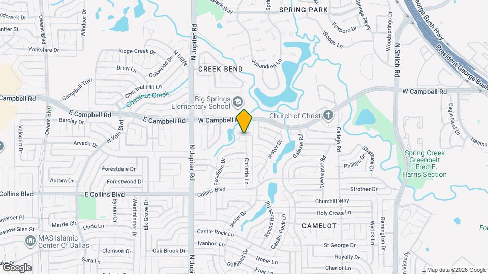 3201 Christie Cir Map and Location Details